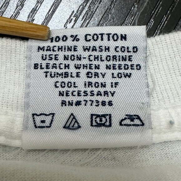 VTG Detroit Tigers Shirt Men's XL White Embroidered MLB Y2K 00s True Fan - Picture 5 of 8